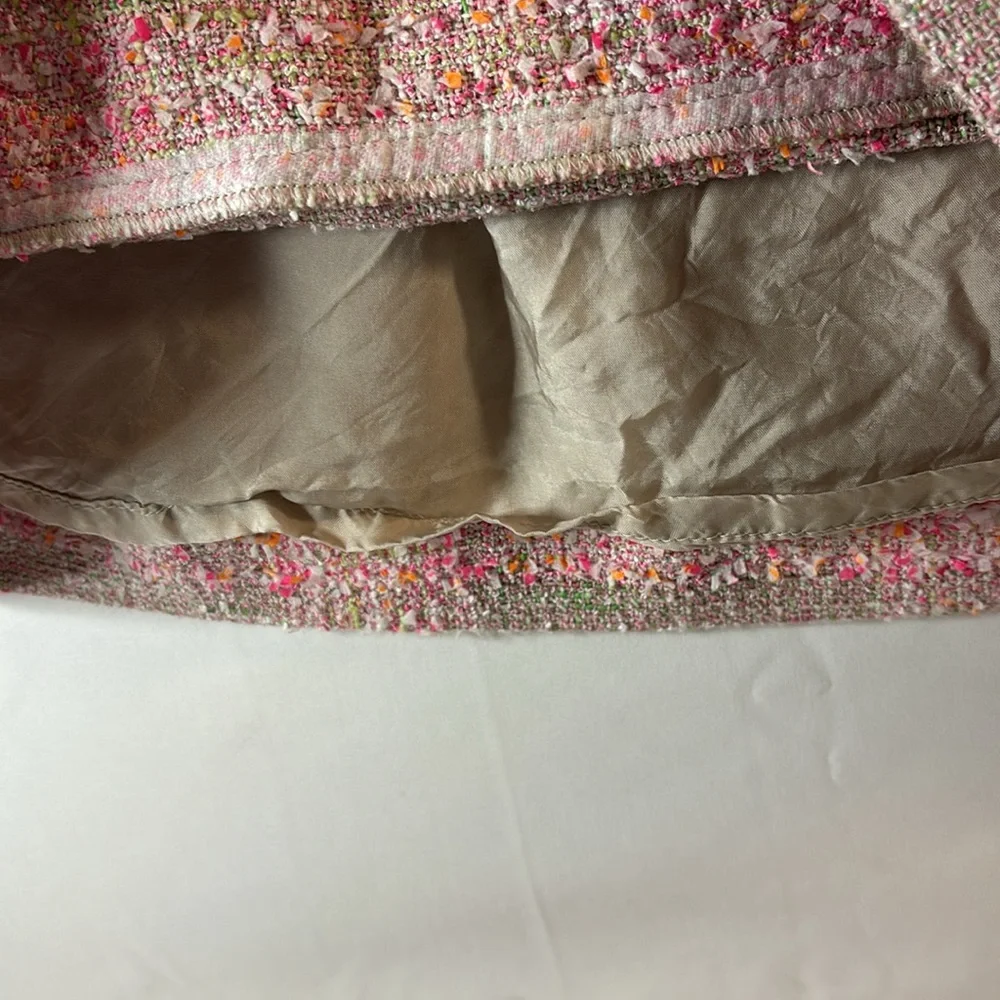 Brooks Brothers tweed skirt. Size 8. Pink/ Muti-color - Picture 6 of 8